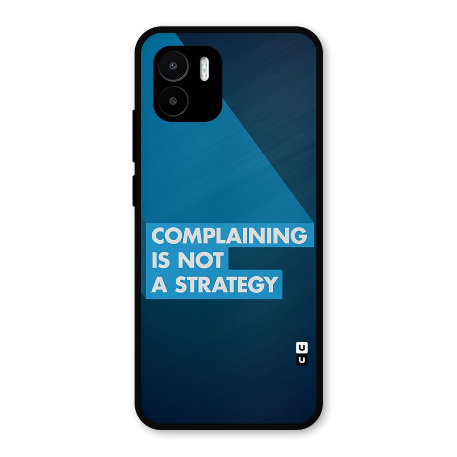 Not A Strategy Metal Back Case for Redmi A2