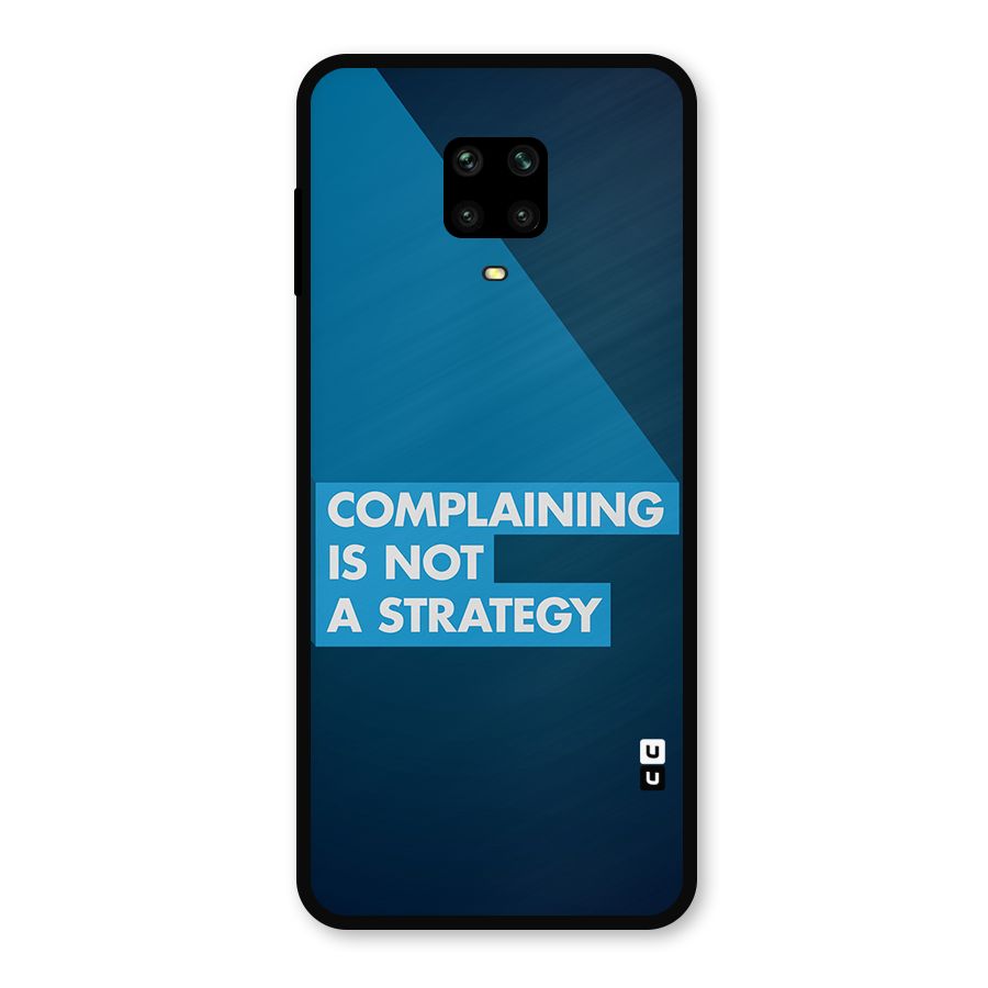 Not A Strategy Metal Back Case for Redmi Note 10 Lite