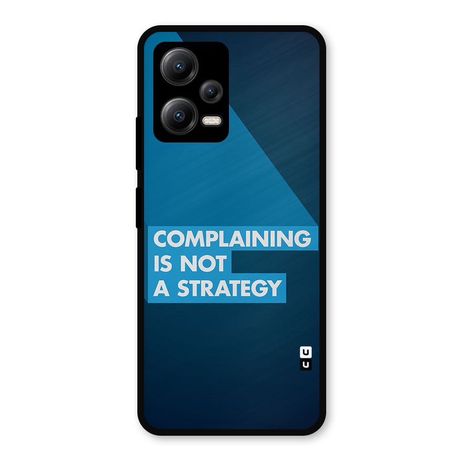Not A Strategy Metal Back Case for Redmi Note 12 5G