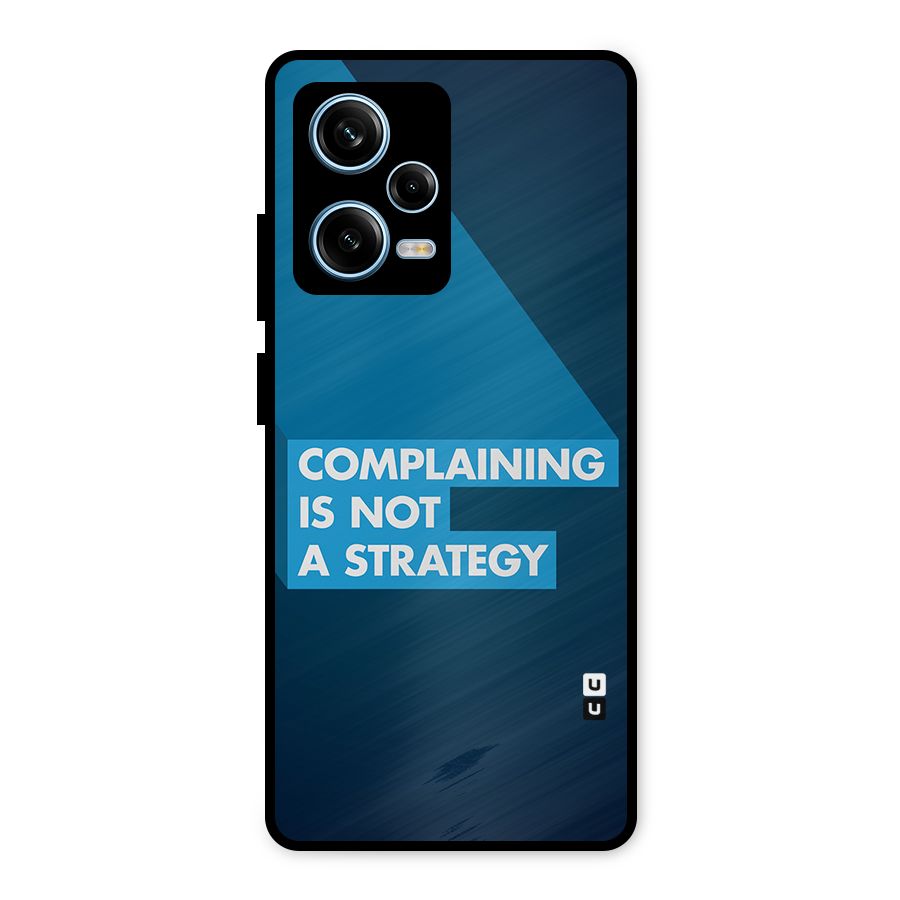 Not A Strategy Metal Back Case for Redmi Note 12 Pro