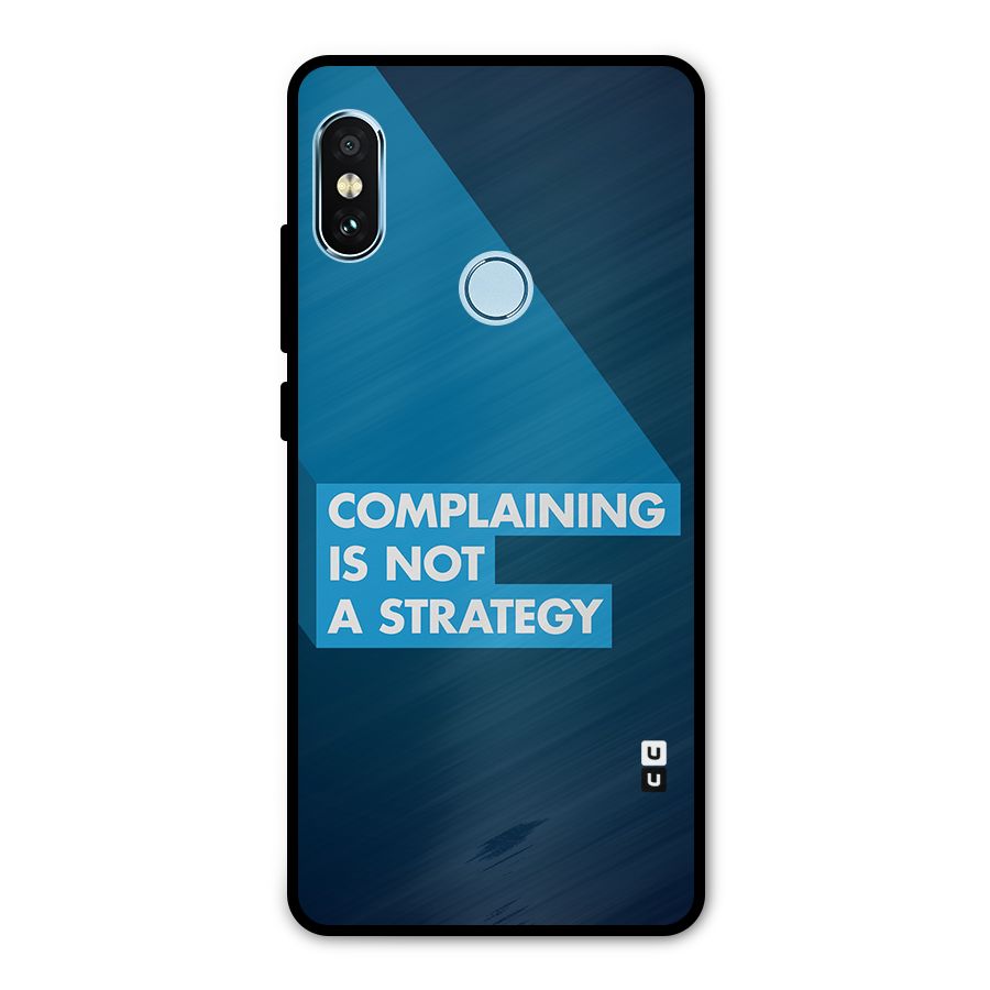 Not A Strategy Metal Back Case for Redmi Note 5 Pro