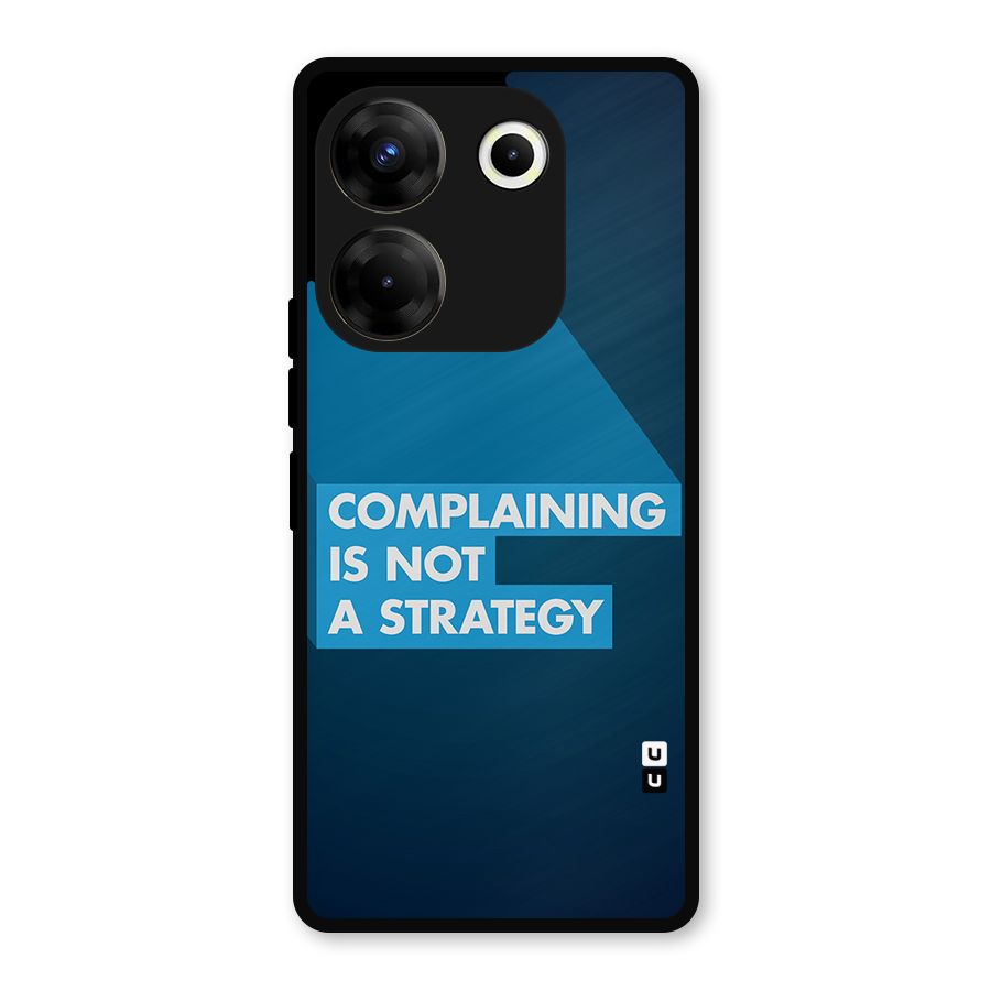 Not A Strategy Metal Back Case for Tecno Camon 20 Pro