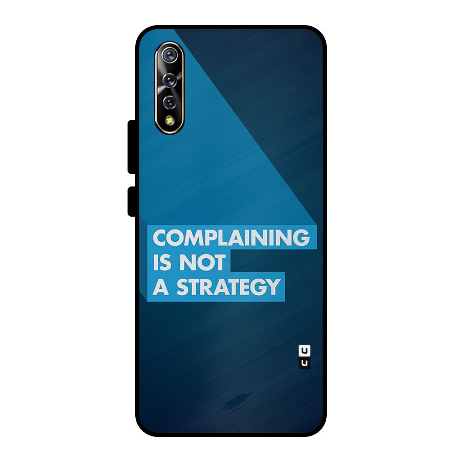 Not A Strategy Metal Back Case for Vivo S1