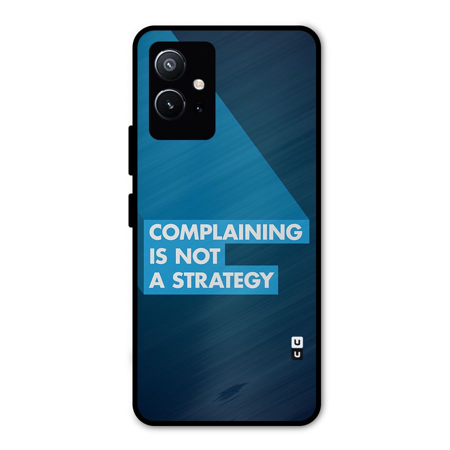 Not A Strategy Metal Back Case for Vivo T1 5G