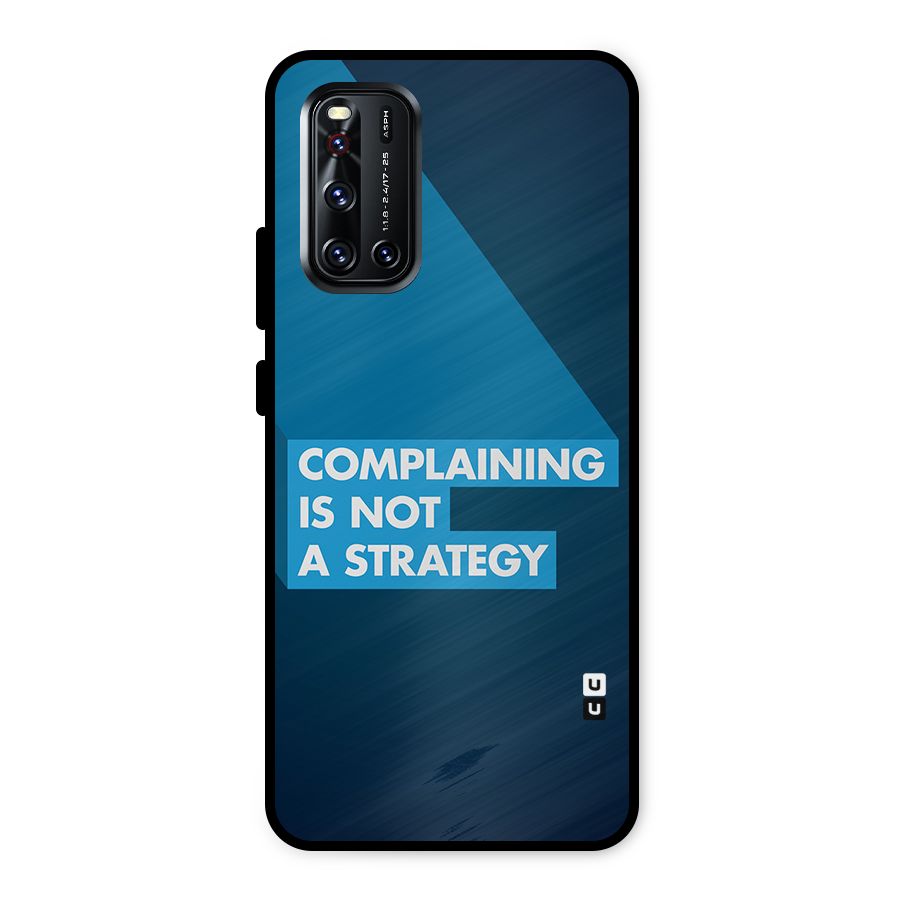 Not A Strategy Metal Back Case for Vivo V19