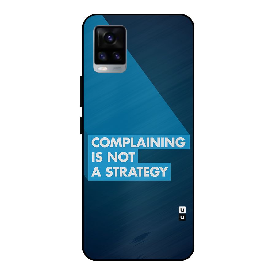 Not A Strategy Metal Back Case for Vivo V20