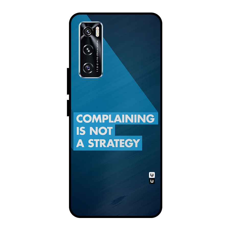 Not A Strategy Metal Back Case for Vivo V20 SE