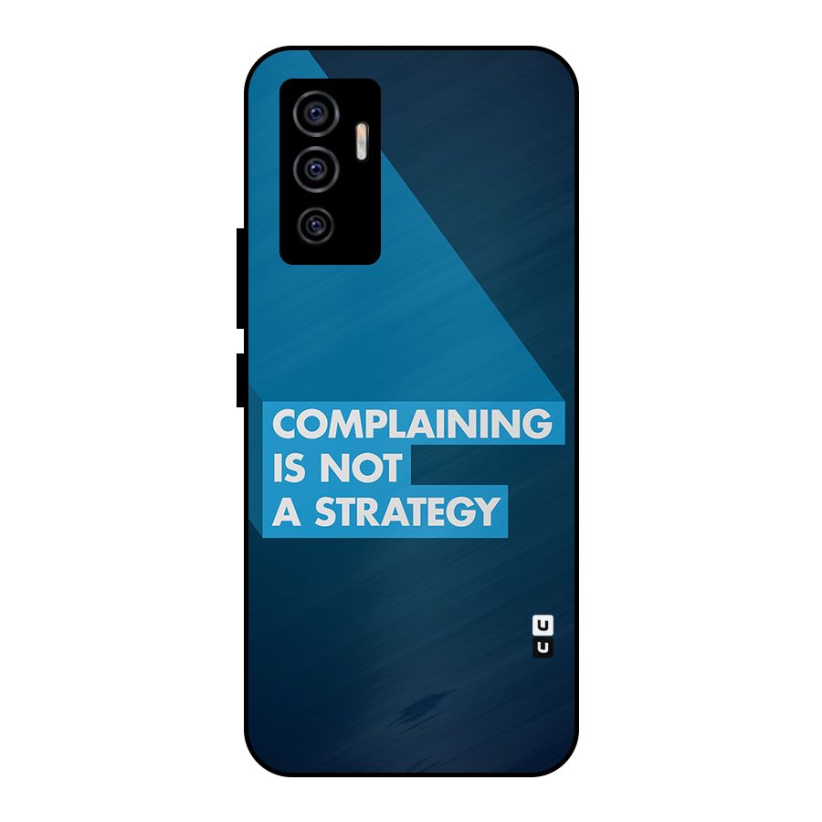 Not A Strategy Metal Back Case for Vivo V23e