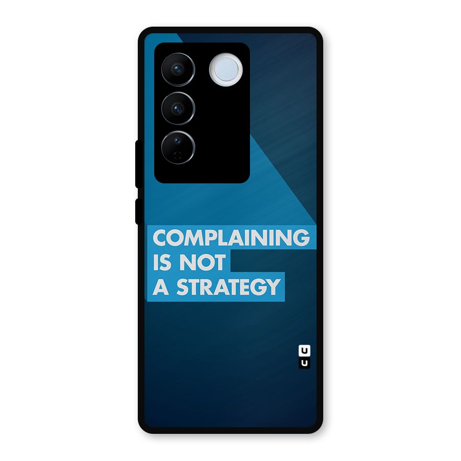 Not A Strategy Metal Back Case for Vivo V27