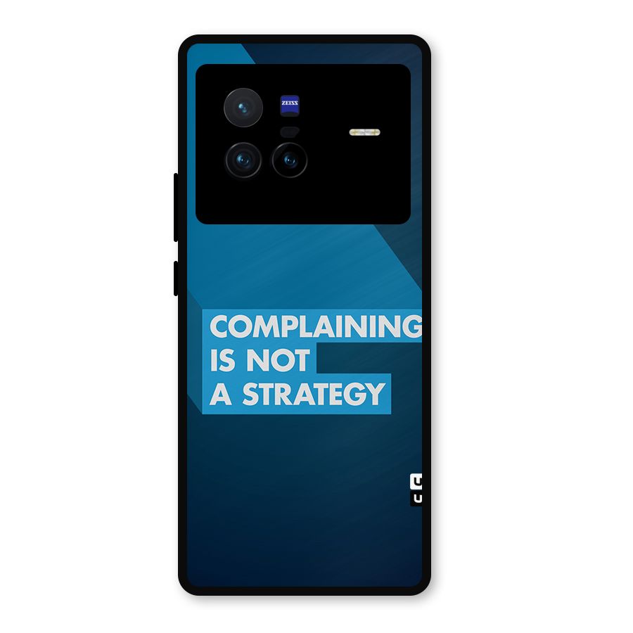 Not A Strategy Metal Back Case for Vivo X80