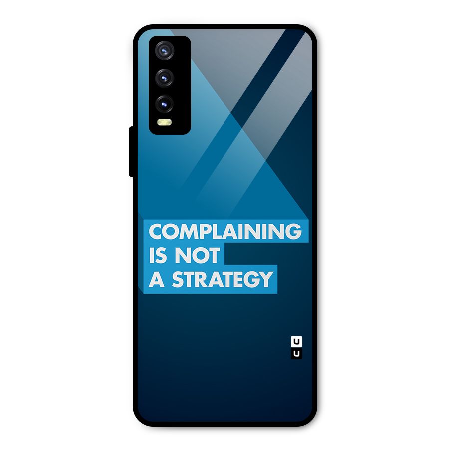 Not A Strategy Metal Back Case for Vivo Y20
