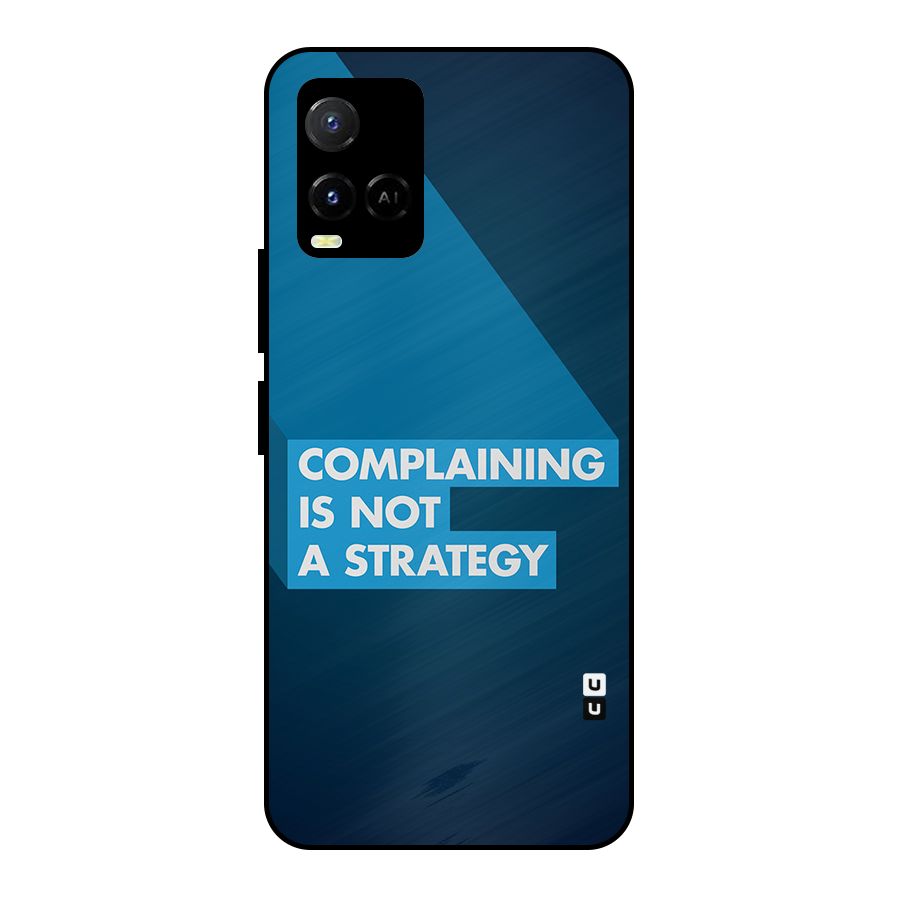 Not A Strategy Metal Back Case for Vivo Y21G