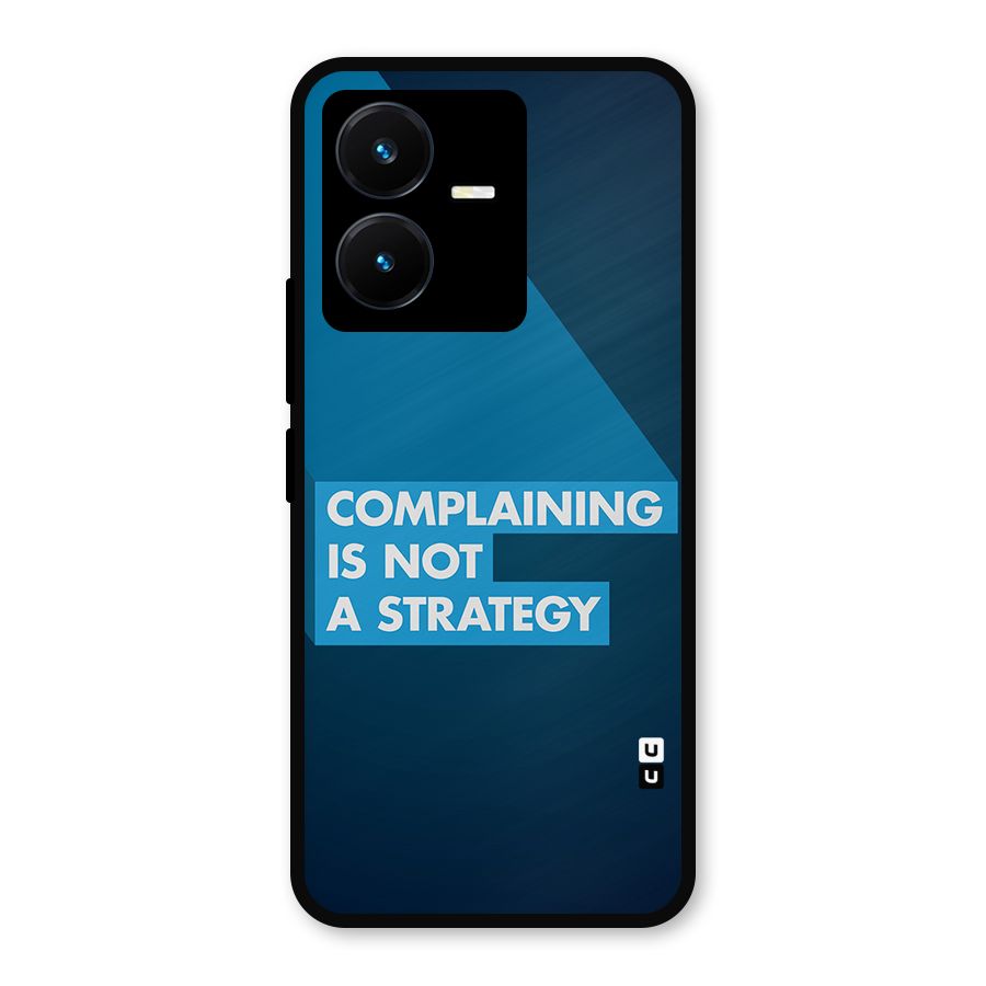Not A Strategy Metal Back Case for Vivo Y22
