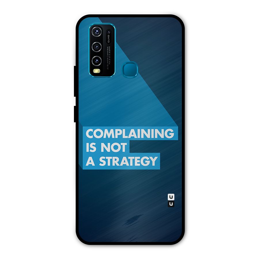 Not A Strategy Metal Back Case for Vivo Y30