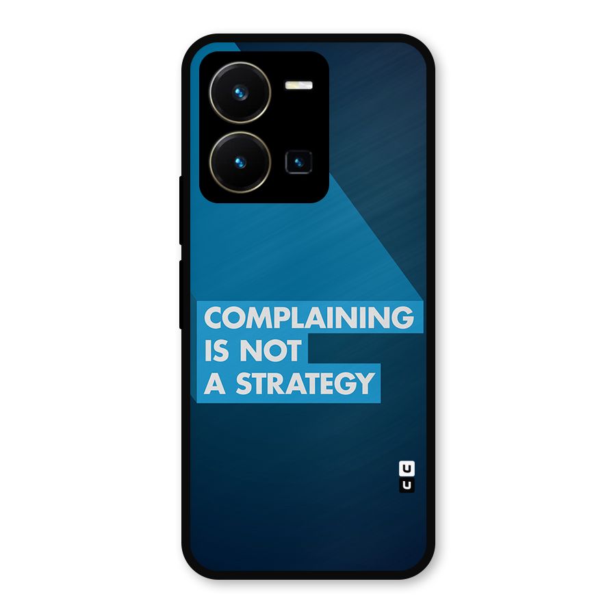 Not A Strategy Metal Back Case for Vivo Y35