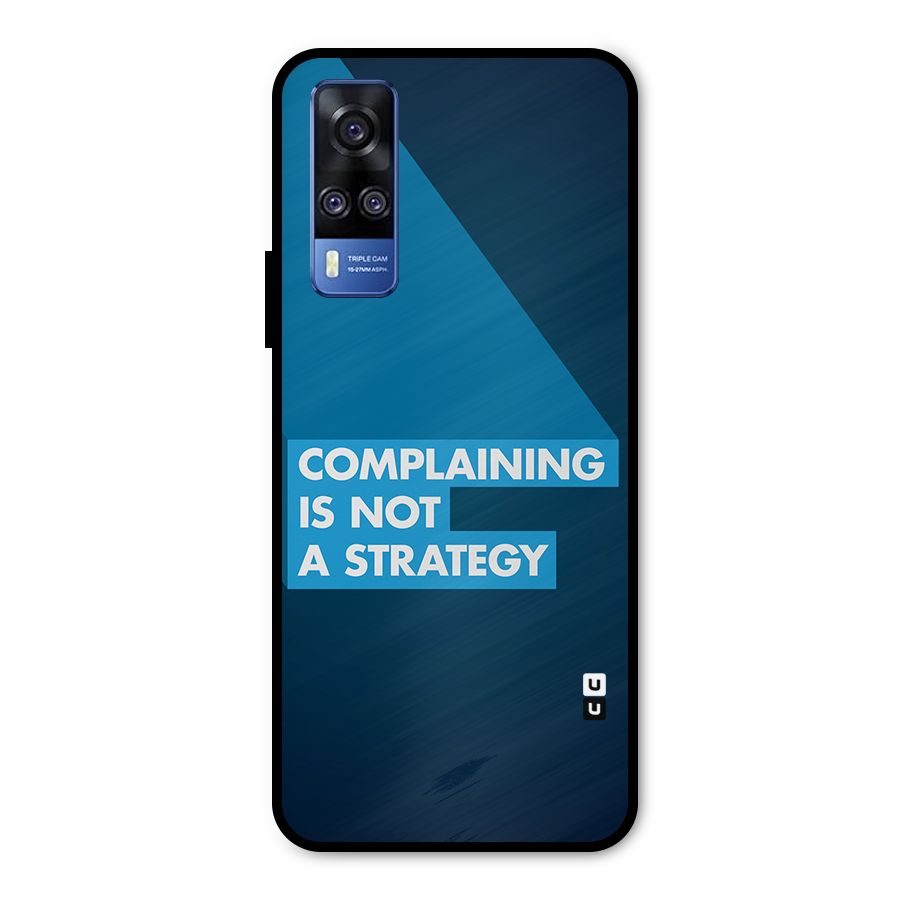Not A Strategy Metal Back Case for Vivo Y51A