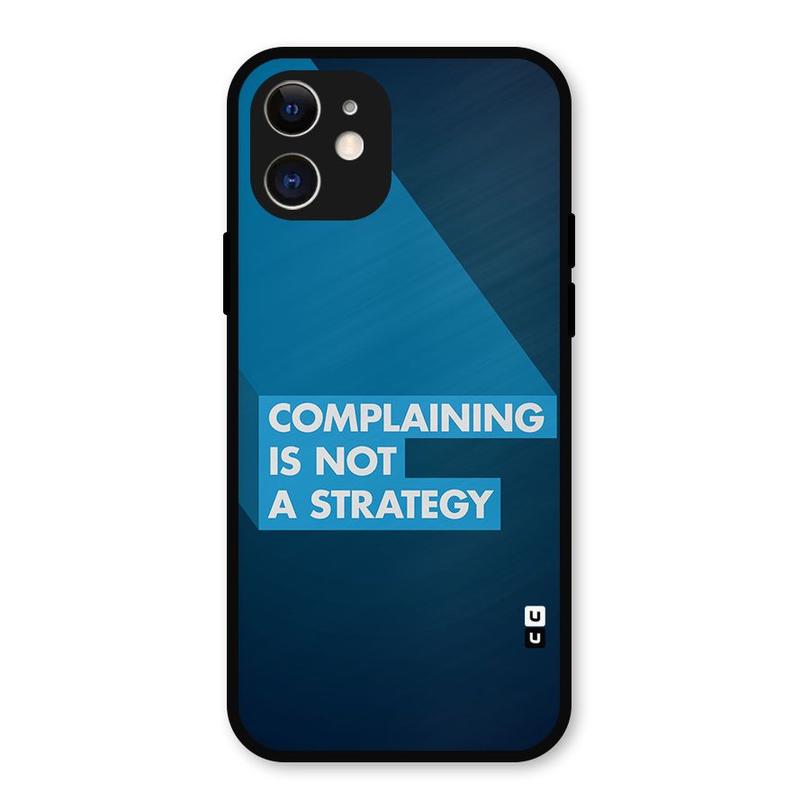 Not A Strategy Metal Back Case for iPhone 12