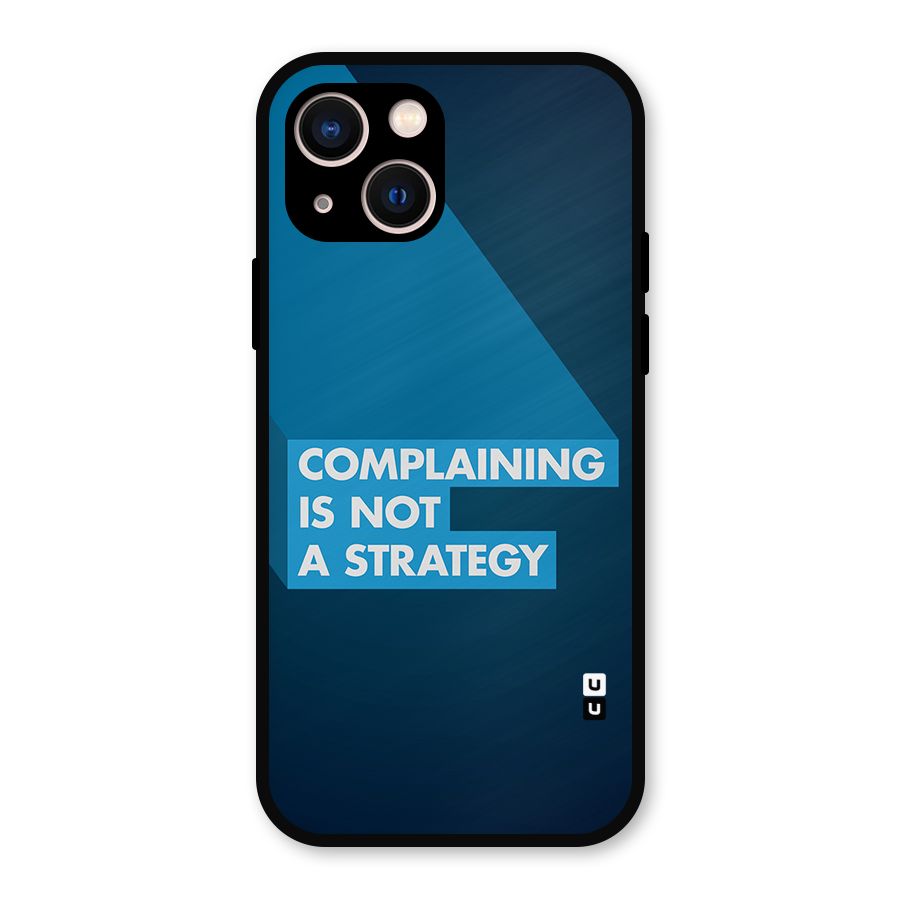 Not A Strategy Metal Back Case for iPhone 13