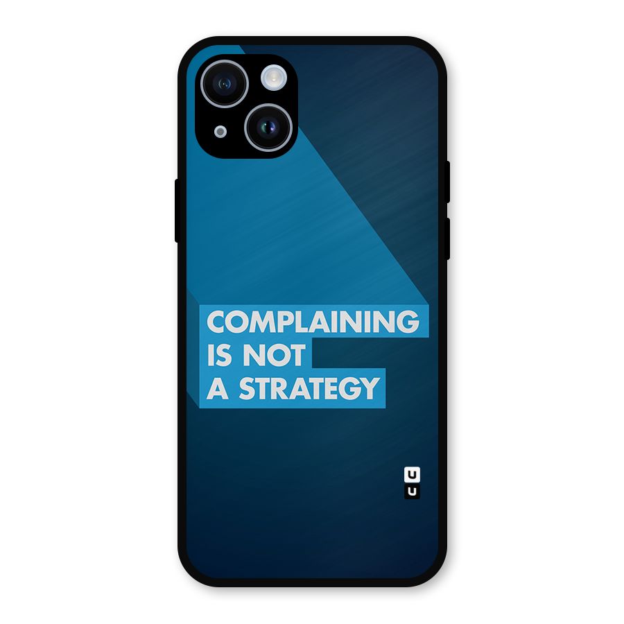 Not A Strategy Metal Back Case for iPhone 14