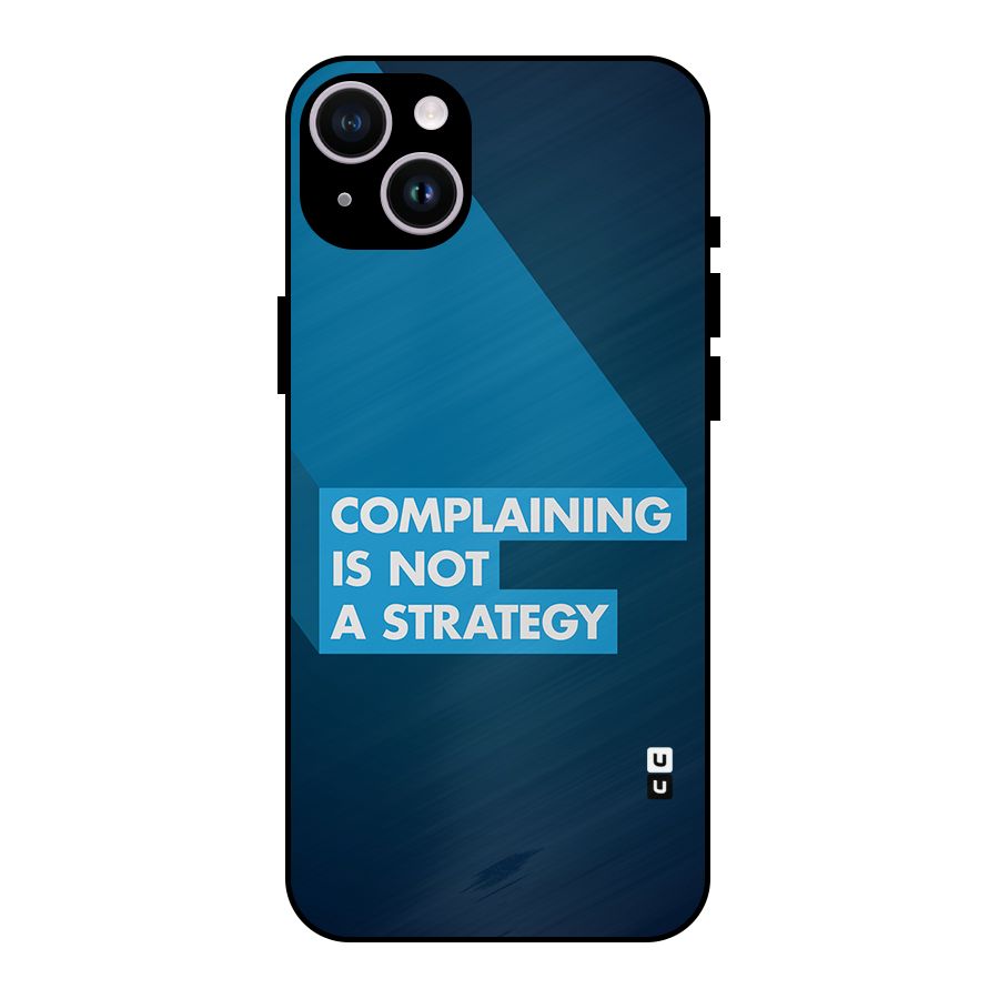 Not A Strategy Metal Back Case for iPhone 14 Plus