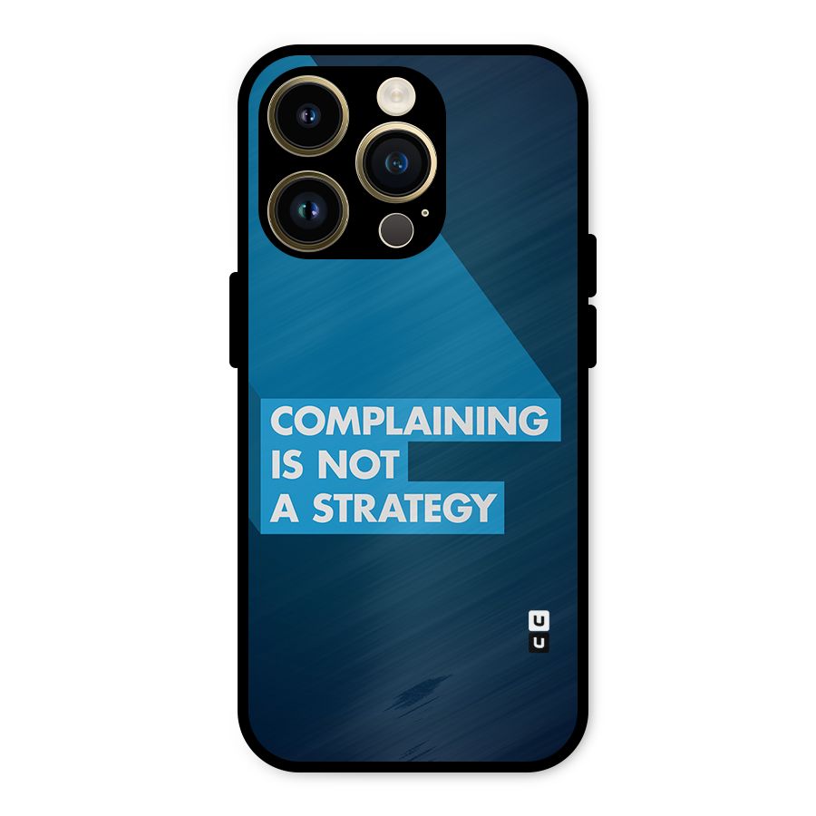 Not A Strategy Metal Back Case for iPhone 14 Pro