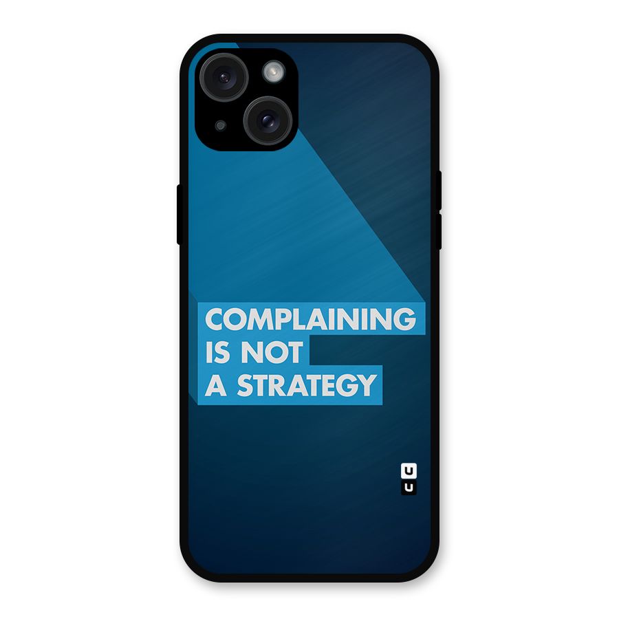 Not A Strategy Metal Back Case for iPhone 15 Plus