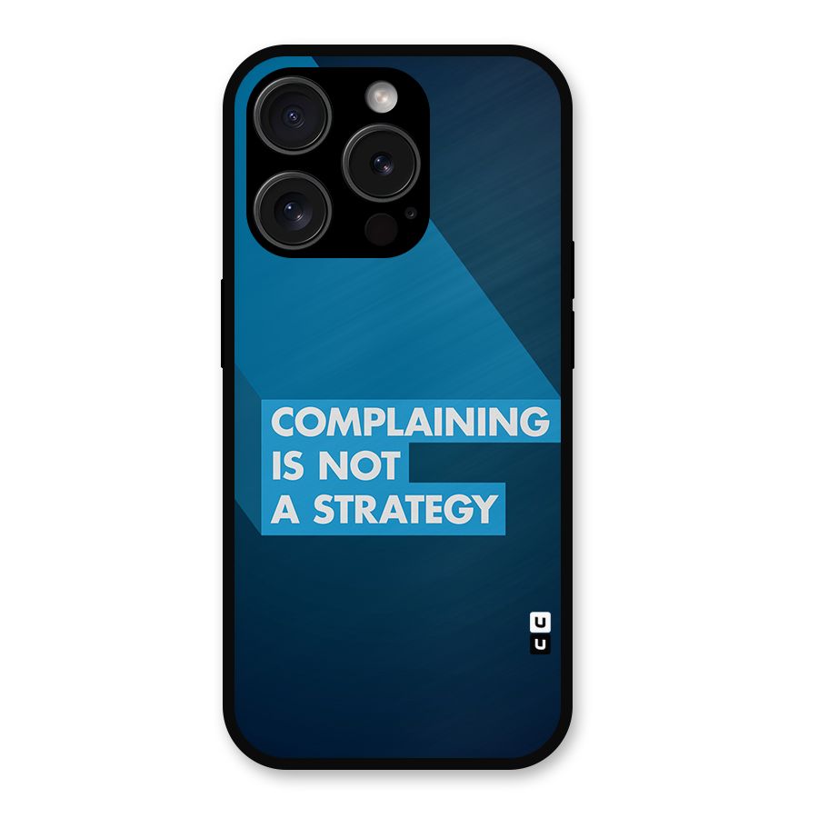 Not A Strategy Metal Back Case for iPhone 15 Pro