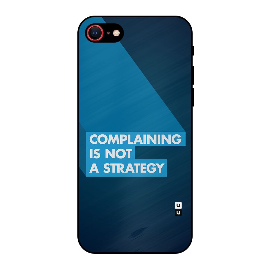 Not A Strategy Metal Back Case for iPhone SE 2022