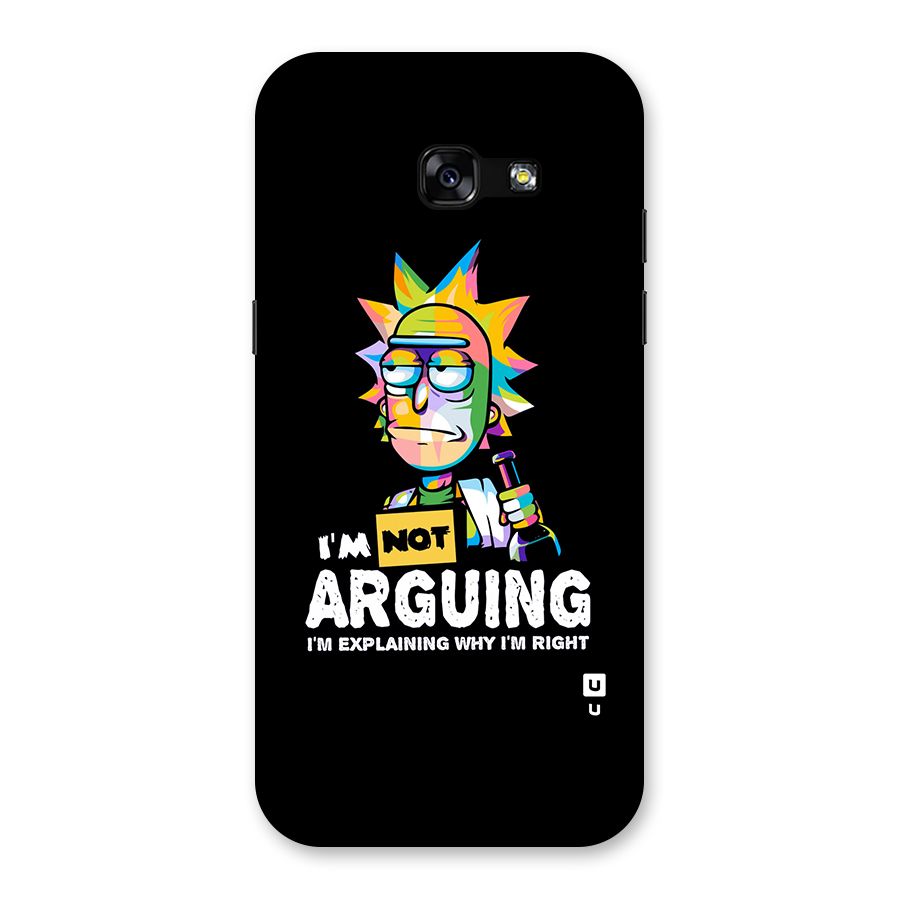 Not Arguing Explaining Back Case for Galaxy A5 2017
