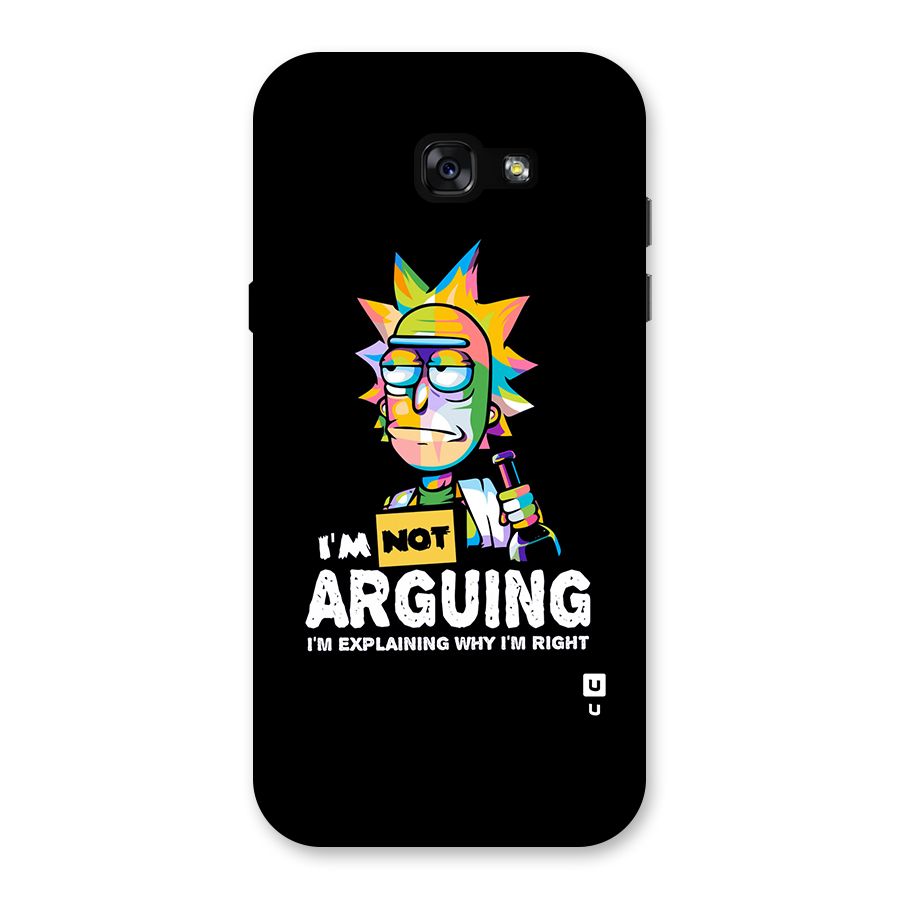 Not Arguing Explaining Back Case for Galaxy A7 (2017)