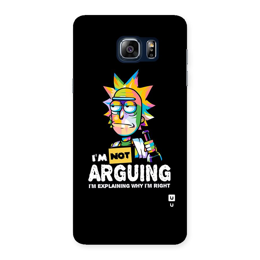 Not Arguing Explaining Back Case for Galaxy Note 5
