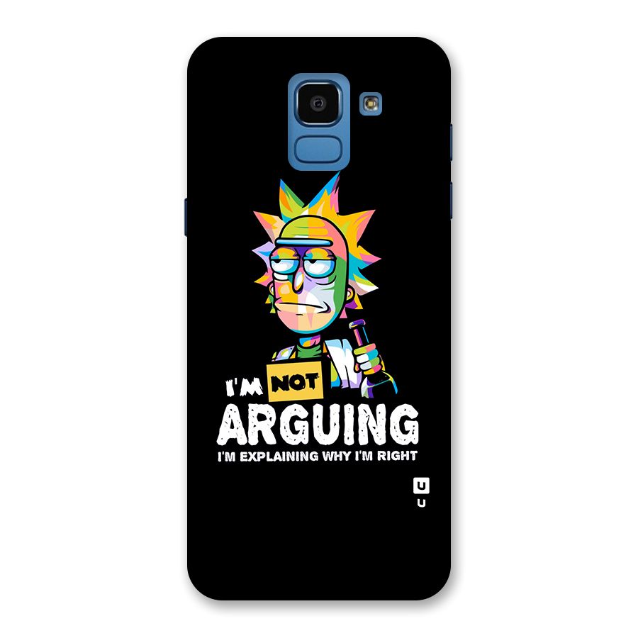 Not Arguing Explaining Back Case for Galaxy On6