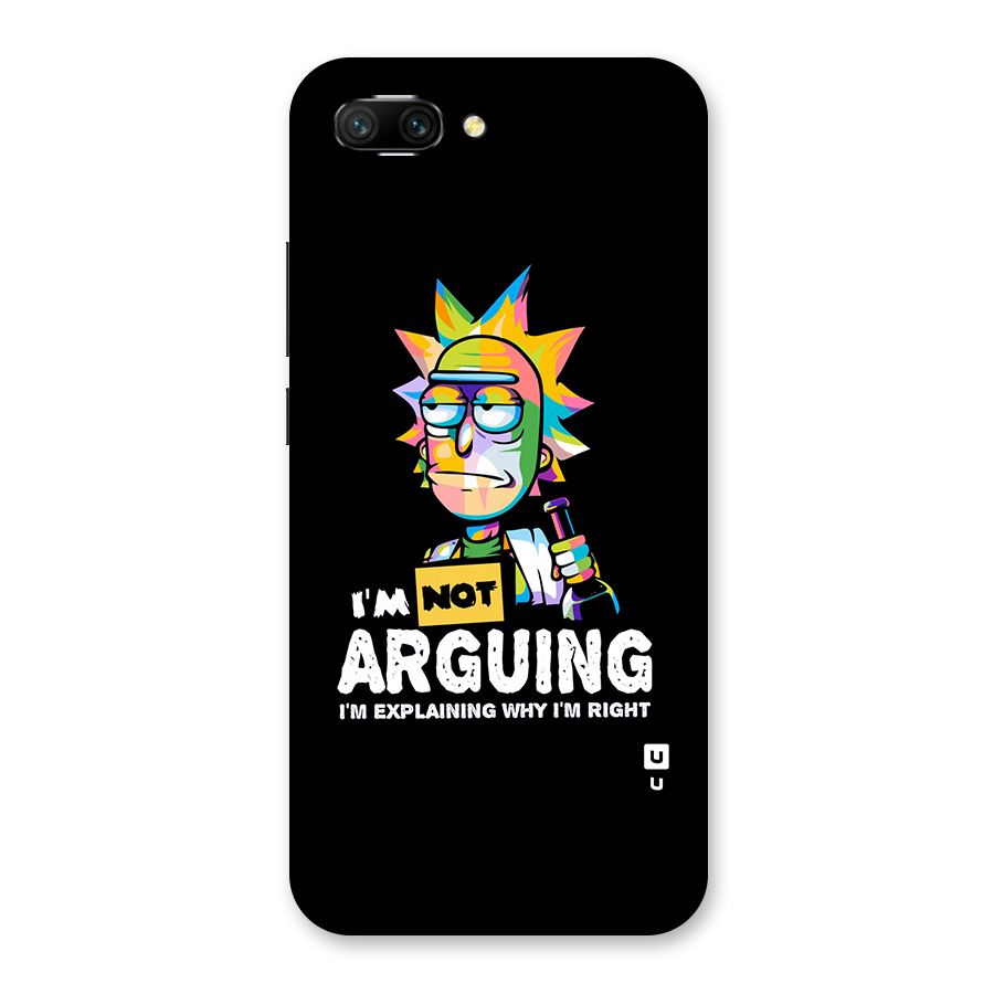 Not Arguing Explaining Back Case for Honor 10