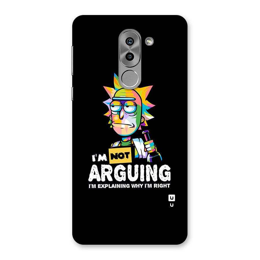 Not Arguing Explaining Back Case for Honor 6X
