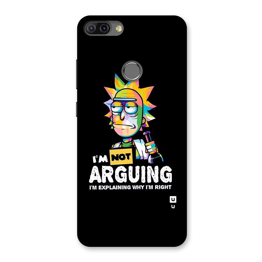 Not Arguing Explaining Back Case for Infinix Hot 6 Pro