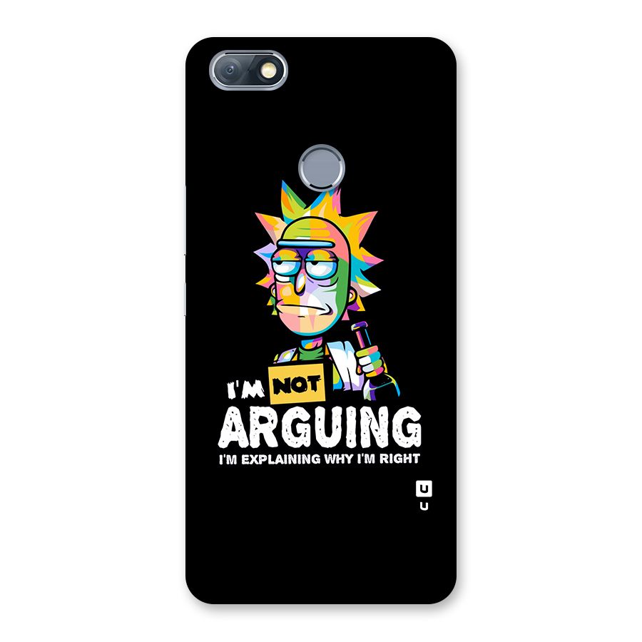 Not Arguing Explaining Back Case for Infinix Note 5