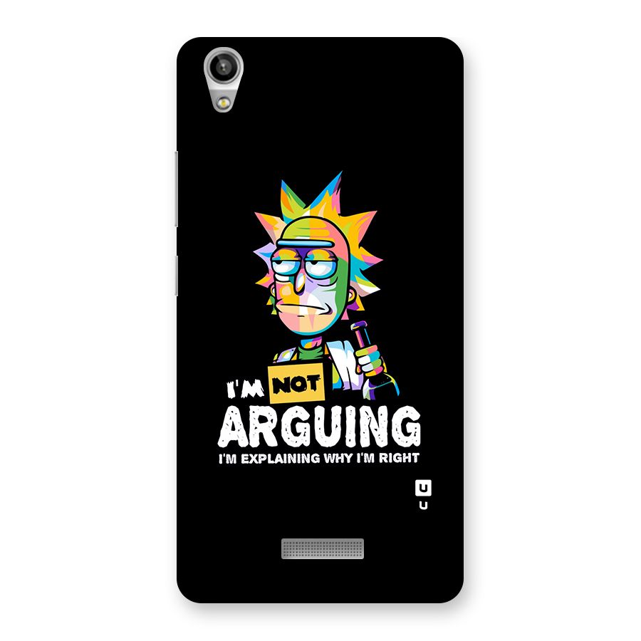 Not Arguing Explaining Back Case for Lava-Pixel-V1