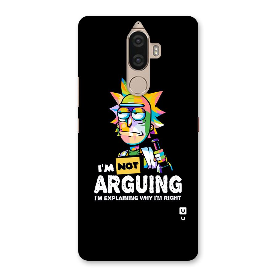 Not Arguing Explaining Back Case for Lenovo K8 Note