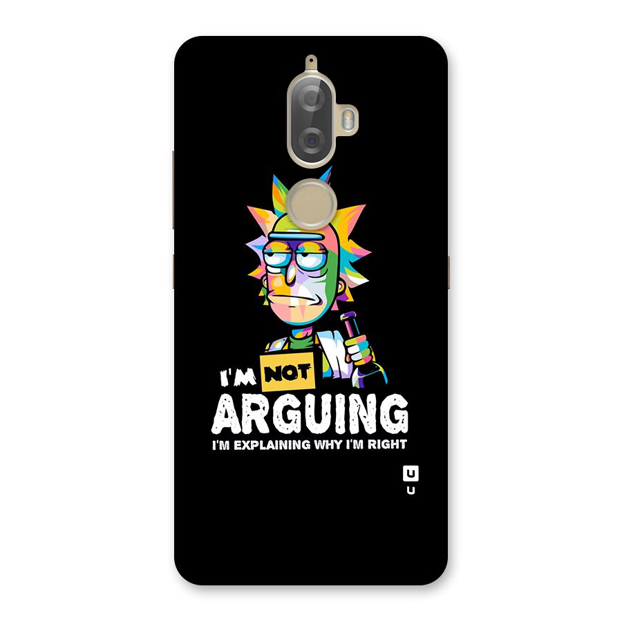 Not Arguing Explaining Back Case for Lenovo K8 Plus