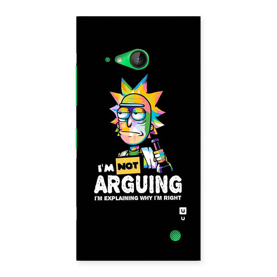 Not Arguing Explaining Back Case for Lumia 730