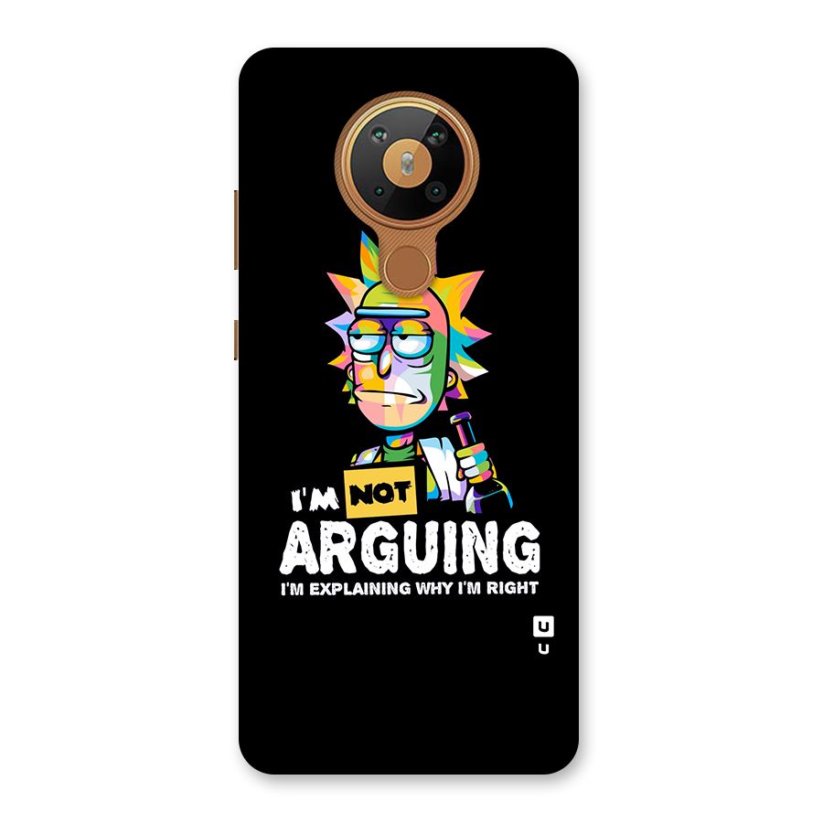 Not Arguing Explaining Back Case for Nokia 5.3