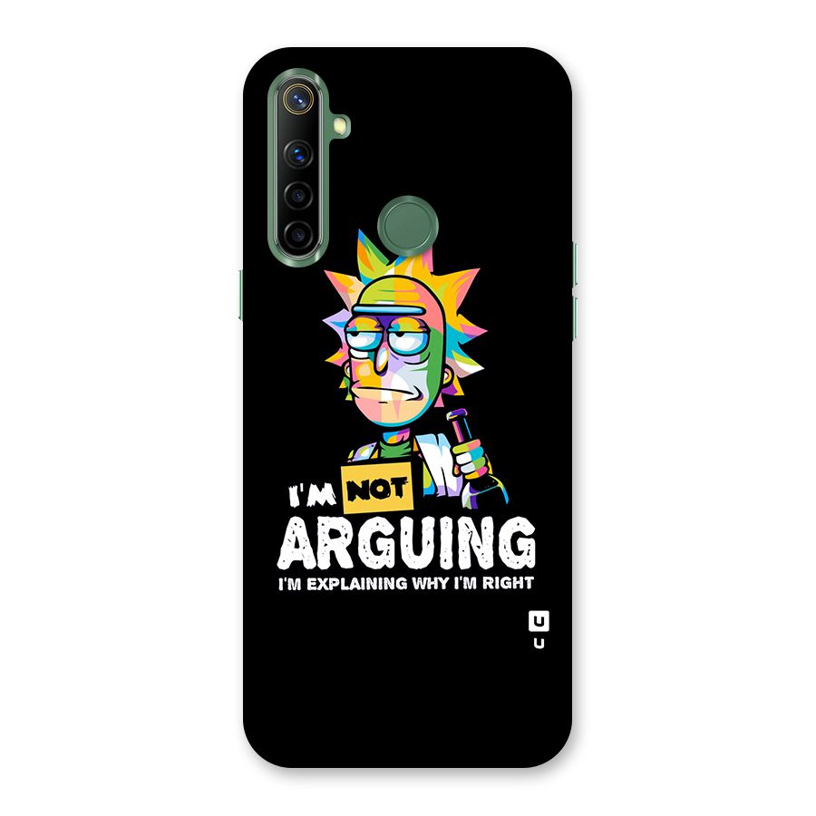 Not Arguing Explaining Back Case for Realme Narzo 10
