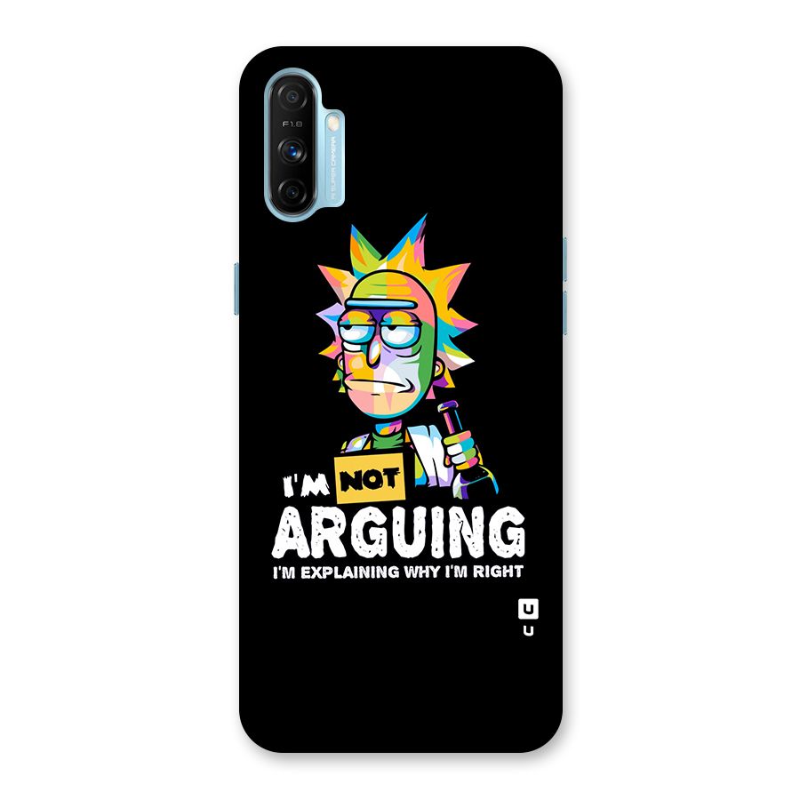 Not Arguing Explaining Back Case for Realme Narzo 20A