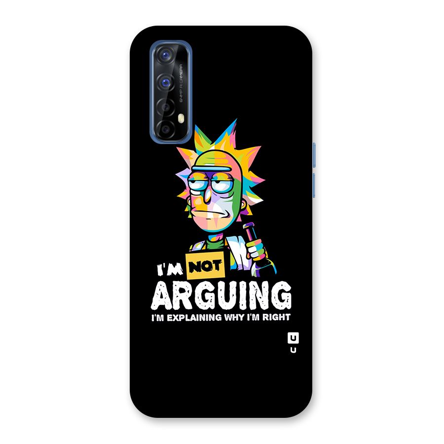 Not Arguing Explaining Back Case for Realme Narzo 20 Pro