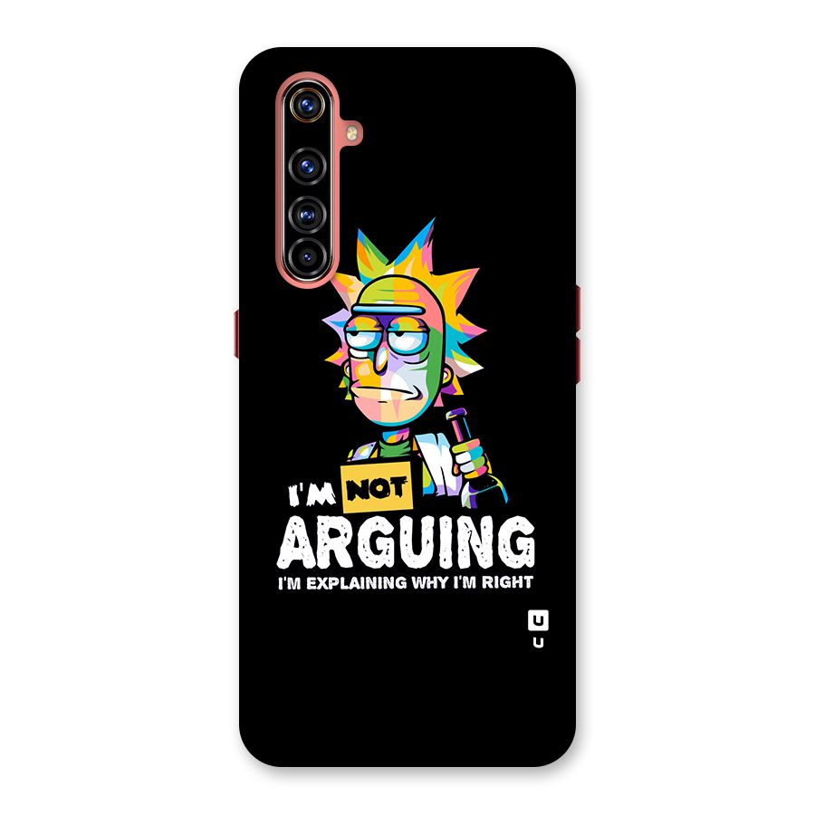 Not Arguing Explaining Back Case for Realme X50 Pro