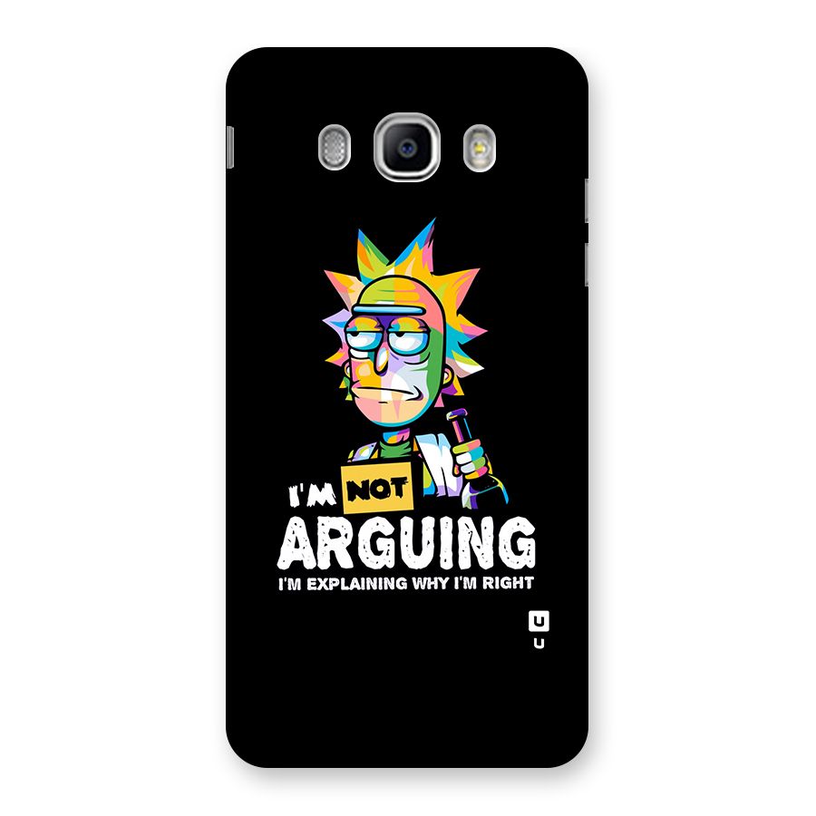 Not Arguing Explaining Back Case for Samsung Galaxy J5 2016