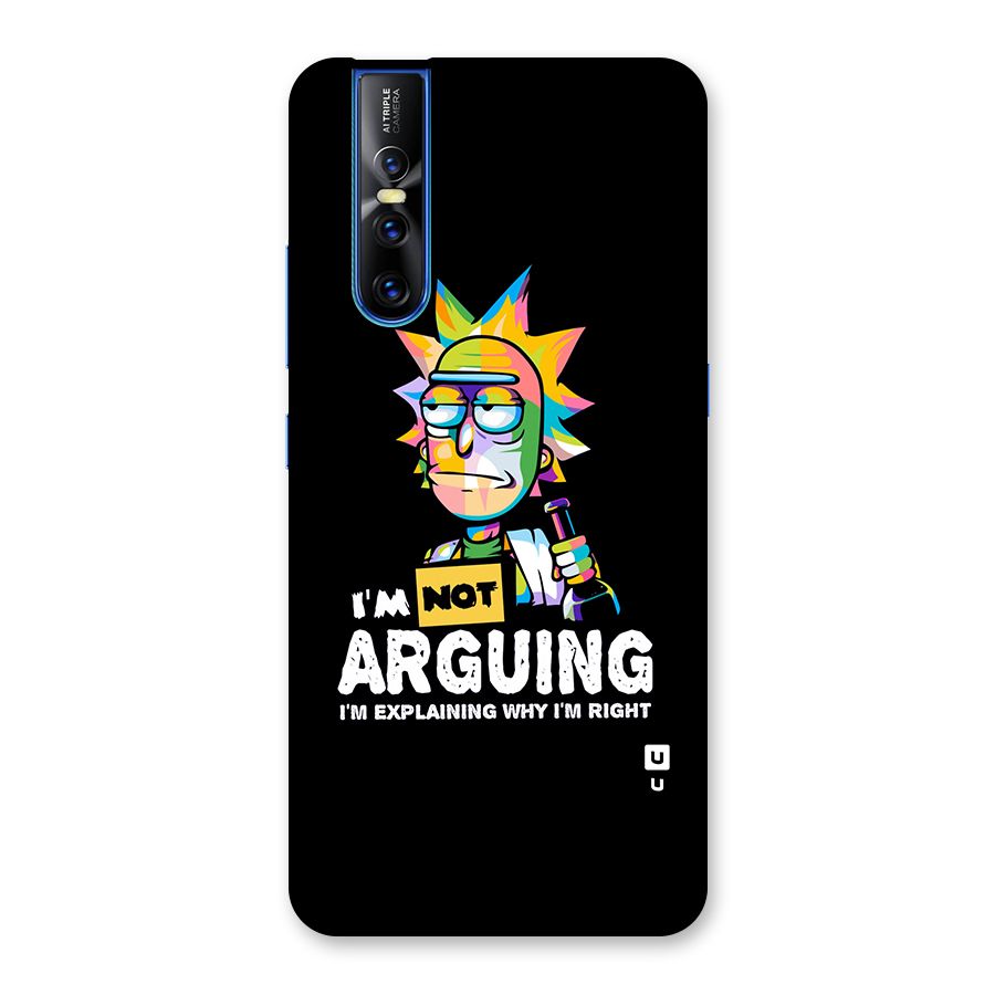 Not Arguing Explaining Back Case for Vivo V15 Pro