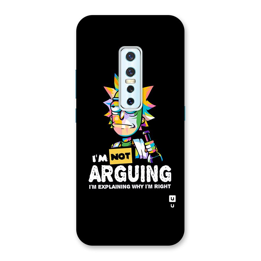 Not Arguing Explaining Back Case for Vivo V17 Pro