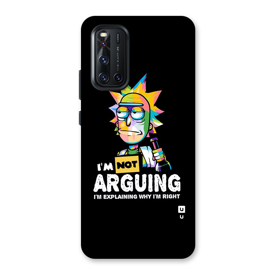 Not Arguing Explaining Back Case for Vivo V19