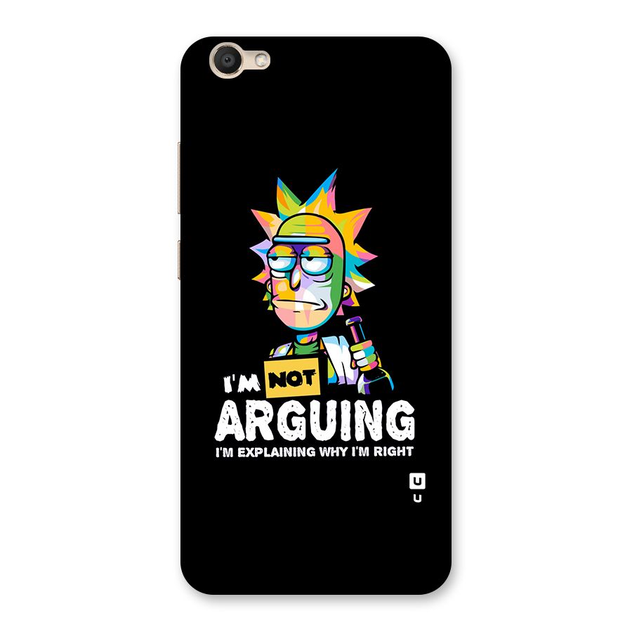 Not Arguing Explaining Back Case for Vivo V5